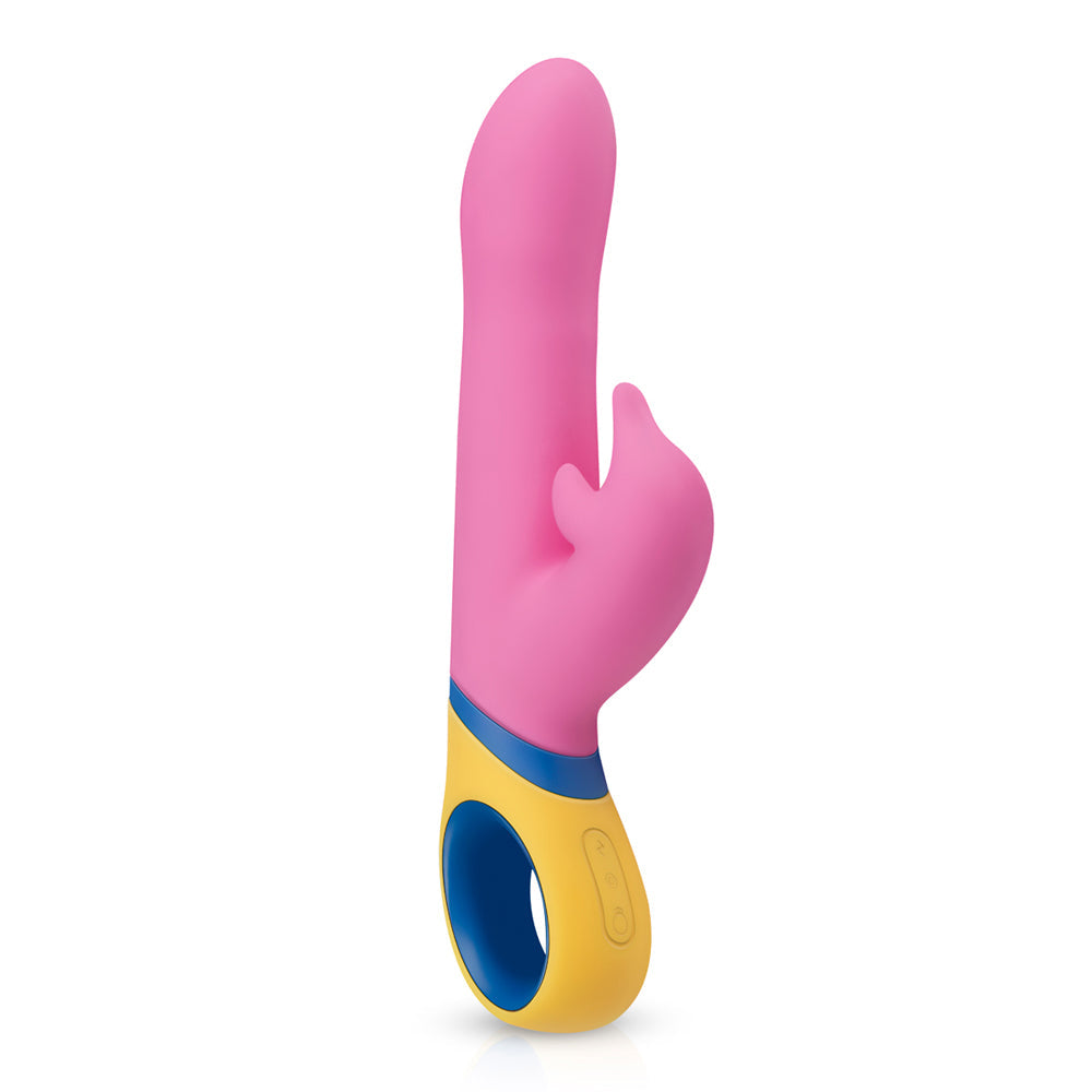 PMV20 Copy Dolphin Vibrator Silicone Pink - Fantasies Boutique