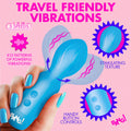 BANG! Vibrating Silicone Mini Wand Blue