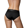 Ouch! Vibrating Strap-on High-cut Brief Black XS/S - Fantasies Boutique