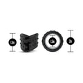 Blush Stay Hard Beef Ball Stretcher X Long 1.5 in. Black - Fantasies Boutique