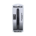 RealRock 14 in. Thick Double-Ended Dong Black - Fantasies Boutique