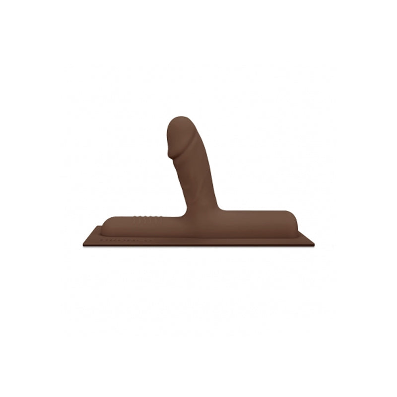 The Cowgirl Bronco Realistic Silicone Attachment Chocolate - Fantasies Boutique