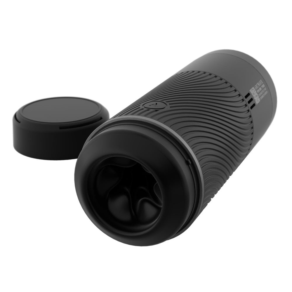Arcwave Pow Silicone Stroker with Suction Control Black - Fantasies Boutique