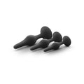 Blush Luxe 3-Piece Silicone Beginner Plug Kit Black - Fantasies Boutique