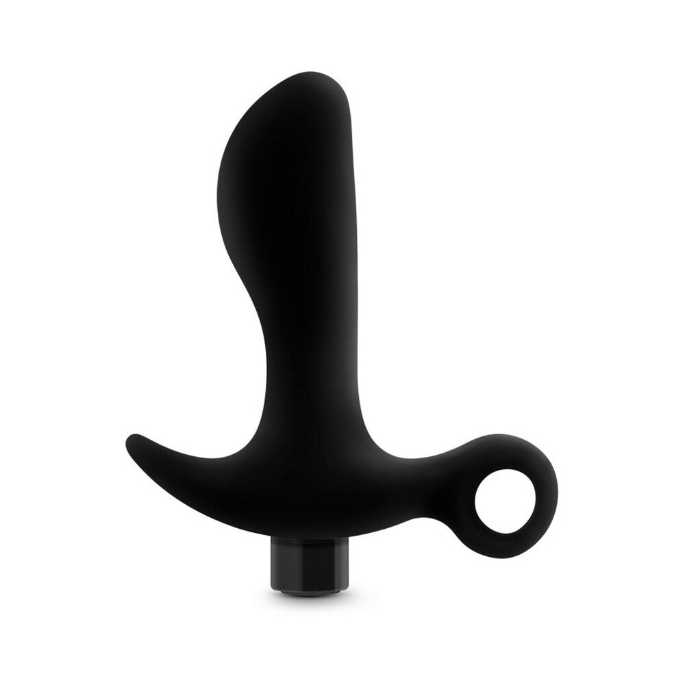 Anal Adventures Platinum Silicone Rechargeable Vibrating Prostate Massager 01 - Fantasies Boutique