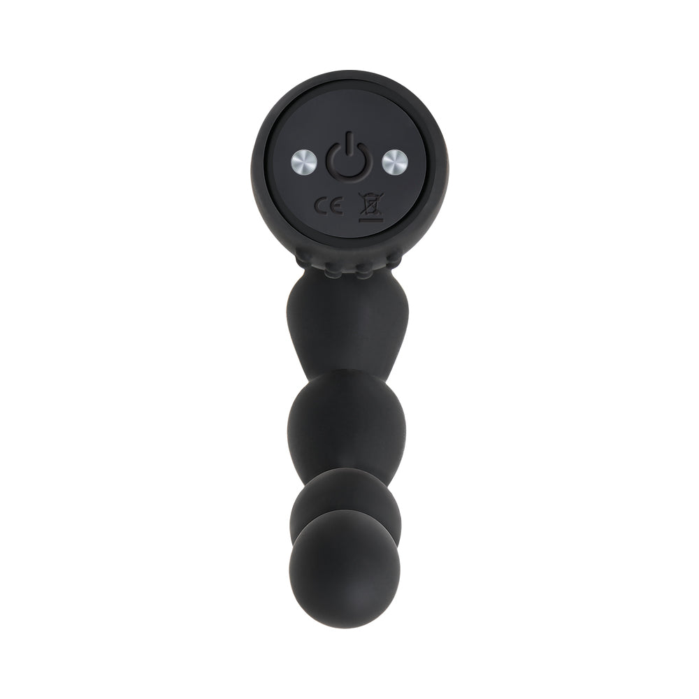 Zero Tolerance The Emperor Vibrating Silicone Prostate Massager Black - Fantasies Boutique