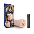 M for Men Ashley Vagina Stroker with Bullet Vibrator Beige - Fantasies Boutique