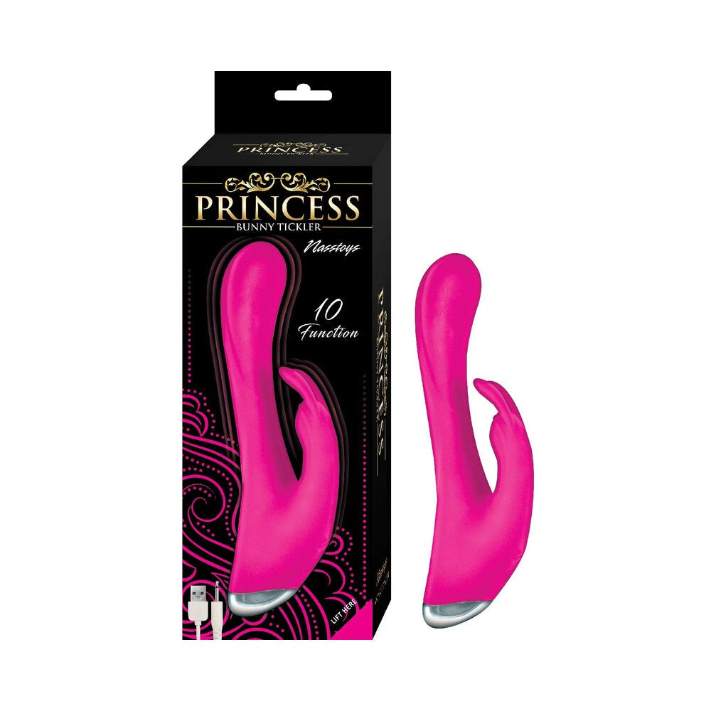 Princess Bunny Tickler Dual Stimulator Silicone Pink - Fantasies Boutique