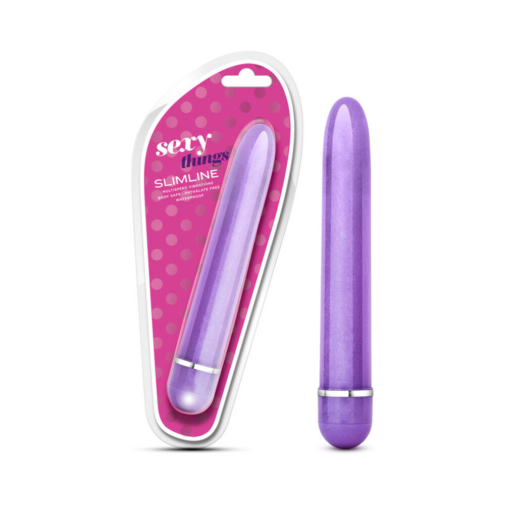 Blush Sexy Things Slimline Vibrator Purple - Fantasies Boutique