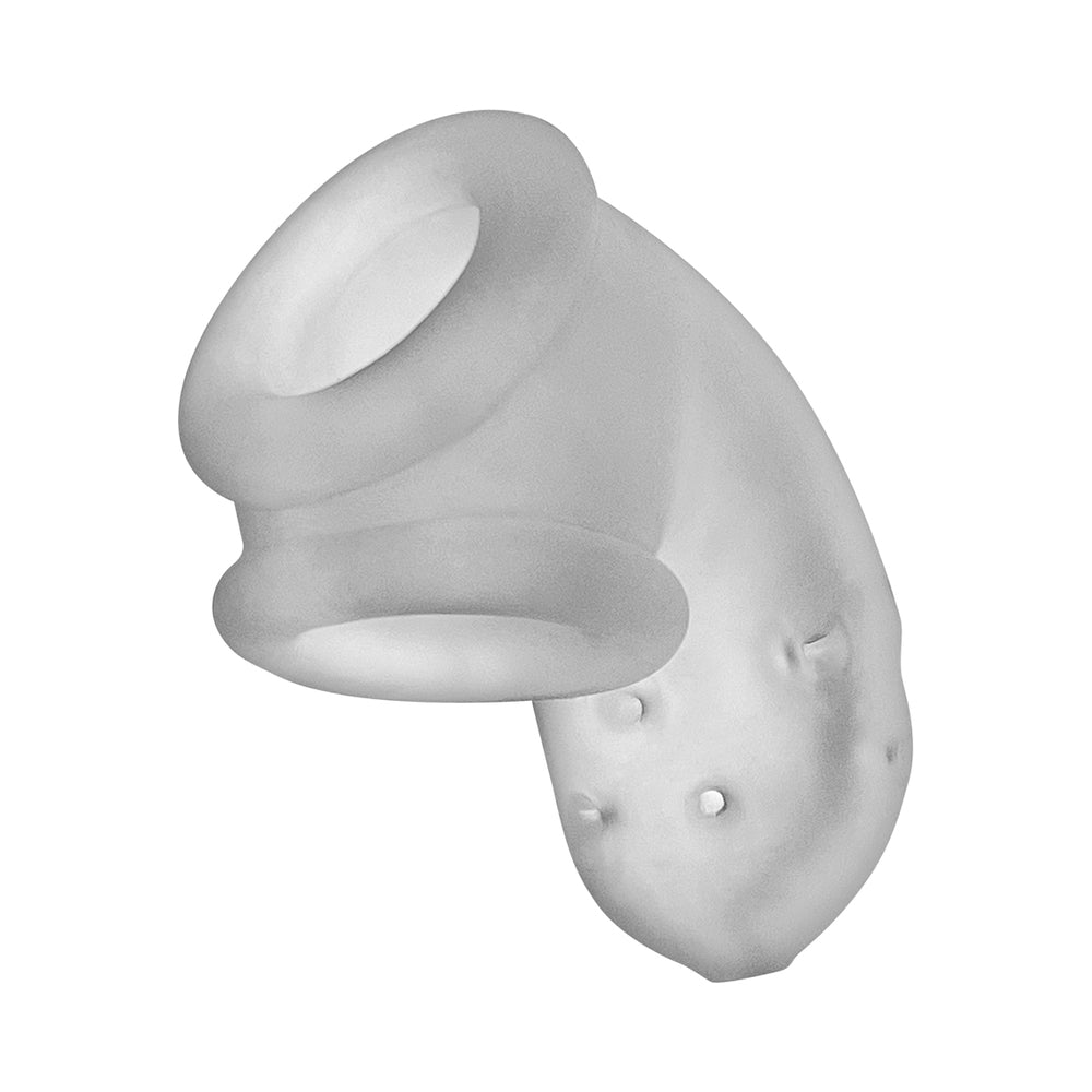 OxBalls Airlock Air-Lite Vented Chastity Clear Ice - Fantasies Boutique