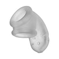 OxBalls Airlock Air-Lite Vented Chastity Clear Ice - Fantasies Boutique