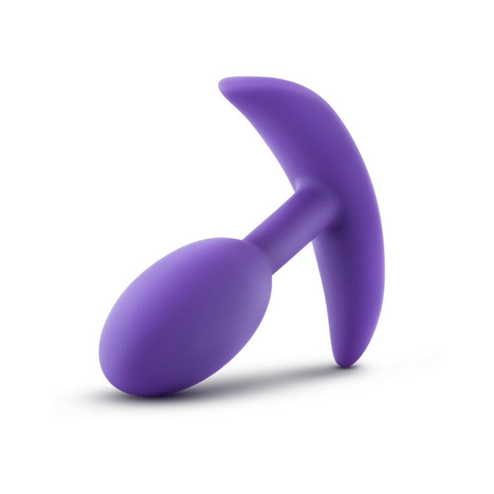 Blush Luxe Wearable Vibra Slim Plug Small Purple - Fantasies Boutique