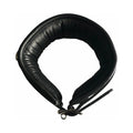 Rouge Leather Padded Collar Black
