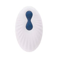 Gender X Snuggle Up Vibrating 7 in. Dildo and Lingerie-Style Strap-On Harness Set Blue/Black