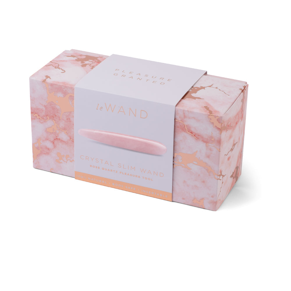 Le Wand Crystal Slim Wand Rose Quartz - Fantasies Boutique