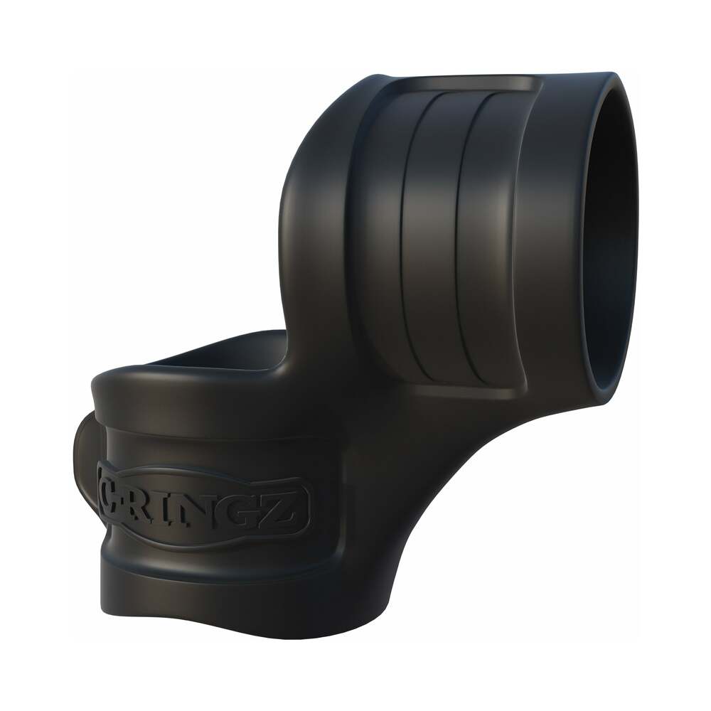 Fantasy C-Ringz Mr. Big Cock Ring & Ball Stretcher Silicone Sling Black - Fantasies Boutique