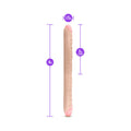 Blush B Yours 18 in. Double Dildo Beige - Fantasies Boutique