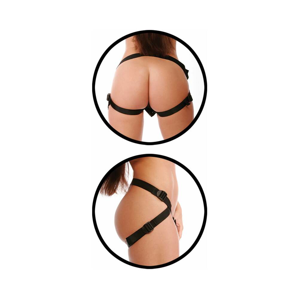 Fetish Fantasy Series 5-Piece First Timer's Strap-On Set With 5.5 in. Dildo Red/Black - Fantasies Boutique