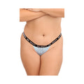 Fantasy Lingerie Vibes Tasty Vibes Pack 3-Piece Lace Thong Panty Set Blue/Pink/White Queen Size - Fantasies Boutique