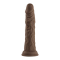 FemmeFunn Vortex Turbo Shaft 2.0 8 in. Vibrating Rotating Dildo Brown - Fantasies Boutique