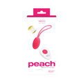 VeDO Peach Rechargeable Egg Vibe - Foxy Pink
