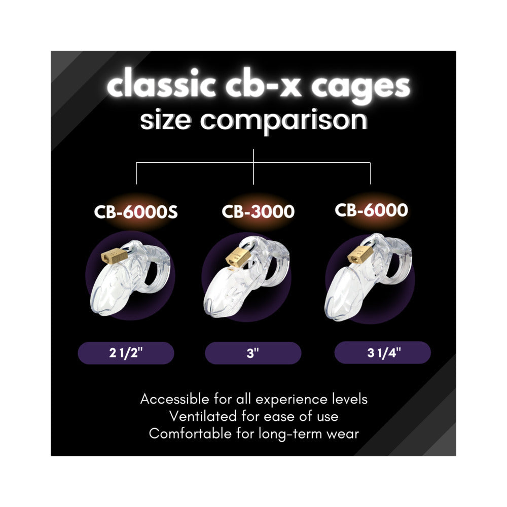CB-6000 Clear Male Chastity - Fantasies Boutique