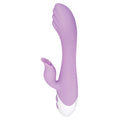 Evolved Pleasing Petal Rechargeable Silicone Flicking Dual Stimulator Light Purple - Fantasies Boutique