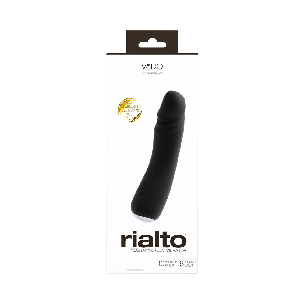 Vedo Rialto Rechargeable Vibe Black Pearl - Fantasies Boutique