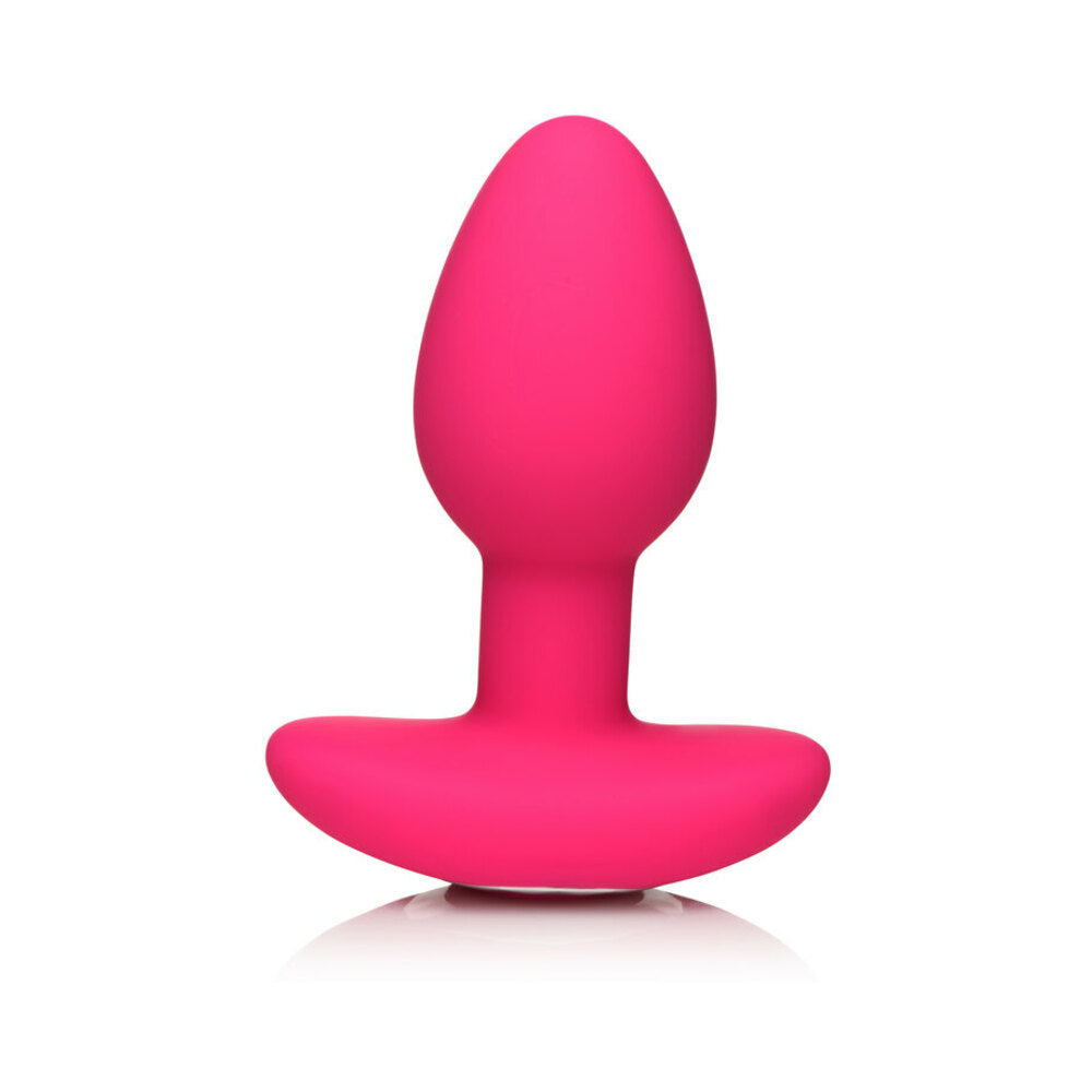 Curve Toys Gossip Pop Rocker Rechargeable Remote-Controlled Silicone Vibrating Anal Plug Magenta - Fantasies Boutique