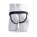 Fetish Fantasy Series Vibrating 10 in. Hollow Strap-On With Balls Tan/Black