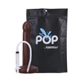 Tantus POP Squirting Dildo Espresso (Bag) - Fantasies Boutique