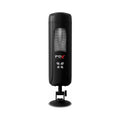 PDX Elite Ultimate Milker Gyrating Suction Stroker With Audio and Suction Cup Clear/Black - Fantasies Boutique