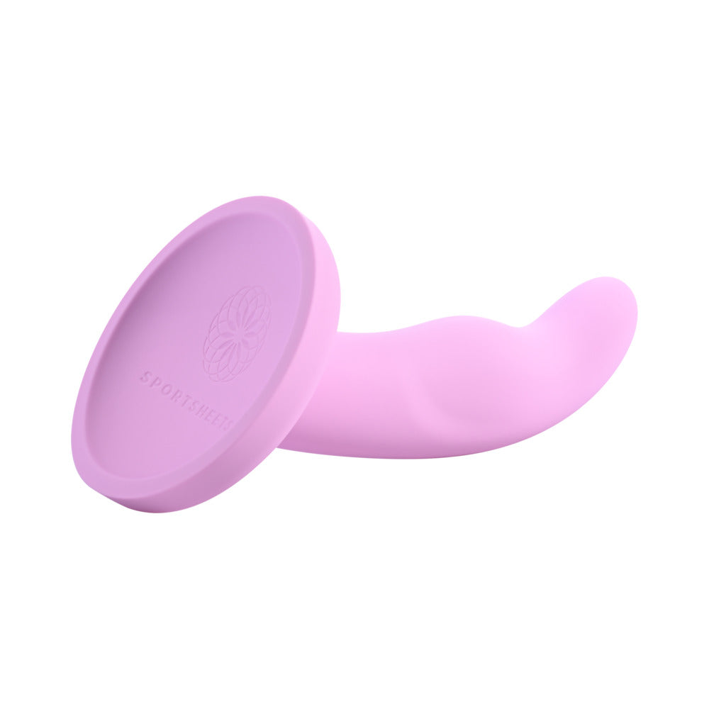 Sportsheets Merge Collection Lazre 6 in. Silicone G-Spot Dildo with Suction Cup Pink - Fantasies Boutique