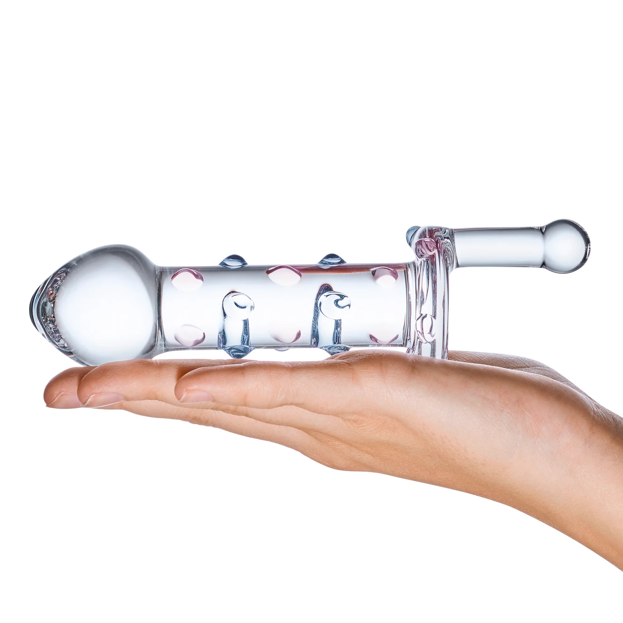 Glas 6.5 in. Candy Land Juicer Rotating Dildo - Fantasies Boutique