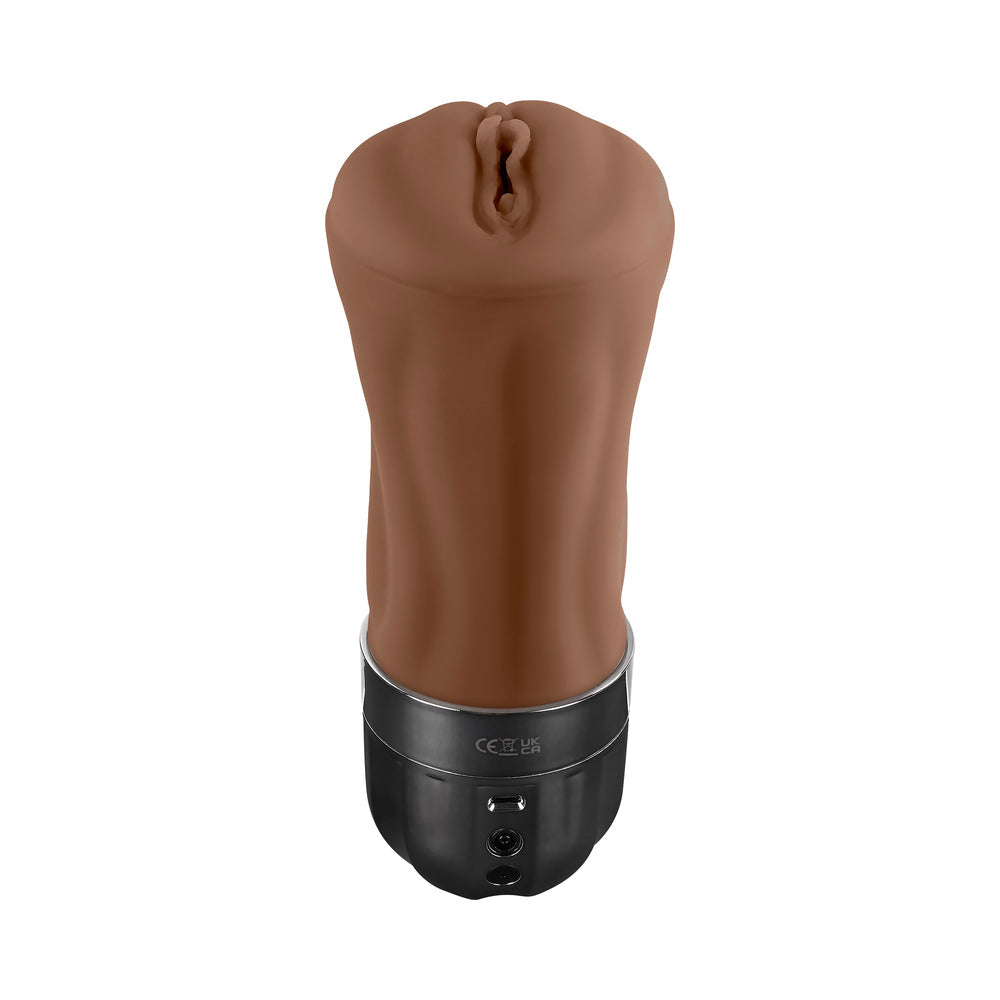 Zero Tolerance Tight Lipped Rechargeable Stroker with Suction Dark - Fantasies Boutique