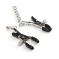 Lux Fetish Collar & Nipple Clamps with Adjustable Pressure - Fantasies Boutique