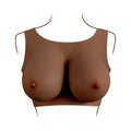 Gender X Undergarments Plate E-Cup Silicone Dark - Fantasies Boutique