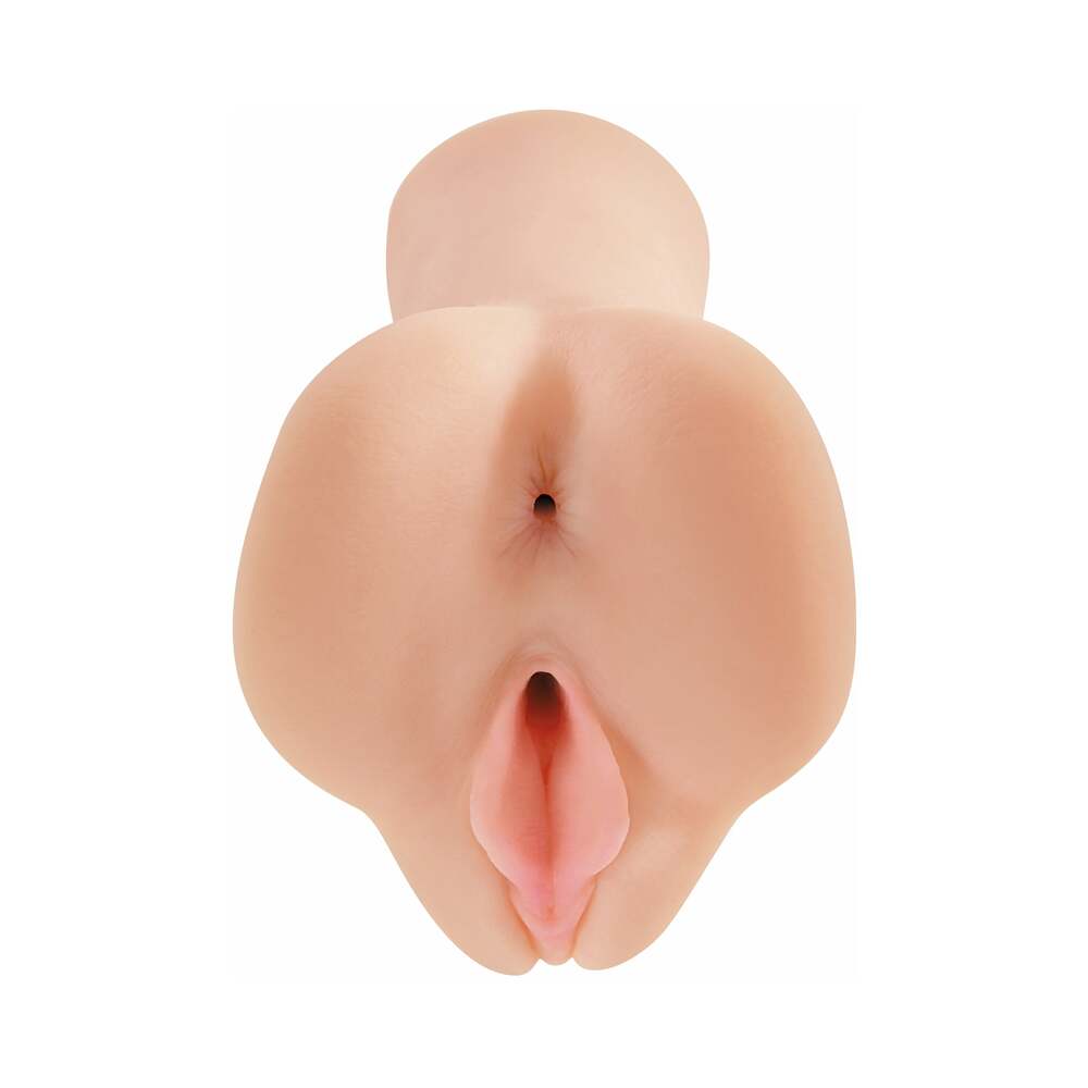 PDX Vibrating Freshman Fuckhole Remote-Controlled Vaginal Stroker Beige - Fantasies Boutique