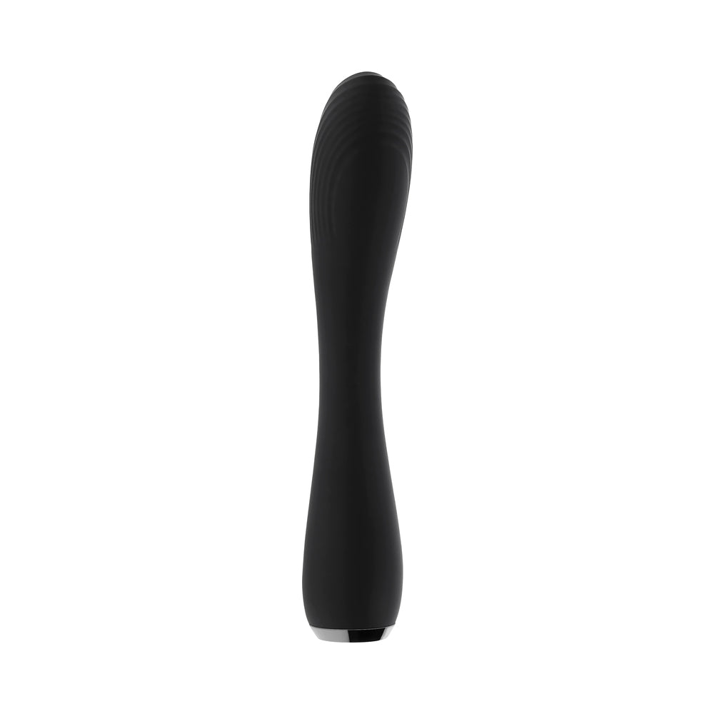 Selopa Midnight Magic Rechargeable Vibrator Silicone Black - Fantasies Boutique