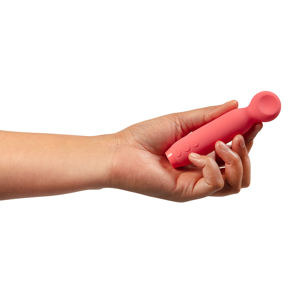 Je Joue Vita Rechargeable Silicone Wand Tip Bullet Vibrator Watermelon Pink - Fantasies Boutique
