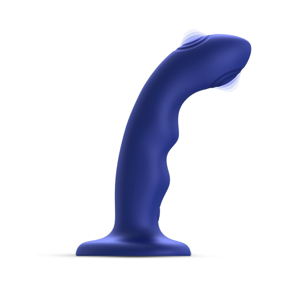 Strap-On-Me Tapping Dildo Wave Night Blue - Fantasies Boutique