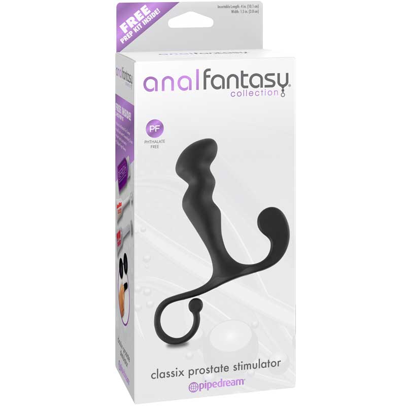 Pipedream Anal Fantasy Collection Classix Prostate Stimulator Black - Fantasies Boutique