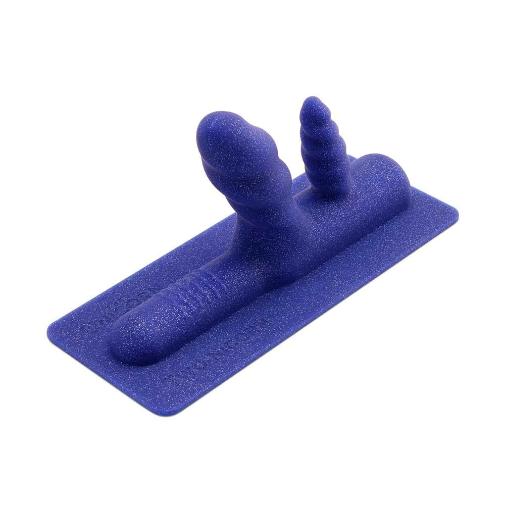 The Unicorn Two-Nicorn Textured Double Penetration Silicone Attachment - Fantasies Boutique