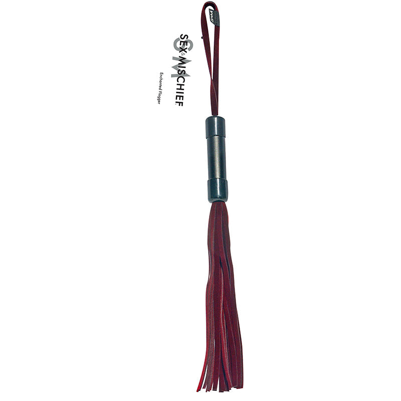 Sportsheets Sex & Mischief Enchanted Flogger Burgundy - Fantasies Boutique