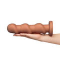 b-Vibe Headz 10.5 in. Multi-Bulb Dildo with Flared Base