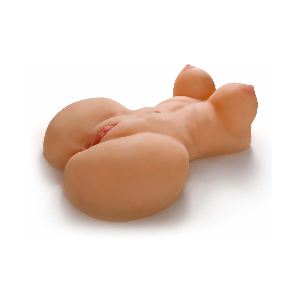 PDX Fuck Me Silly 2 Dual-Entry Mega Masturbator Beige - Fantasies Boutique