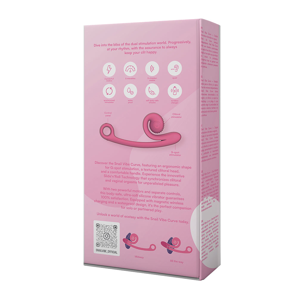 Snail Vibe Curve Pink - Fantasies Boutique