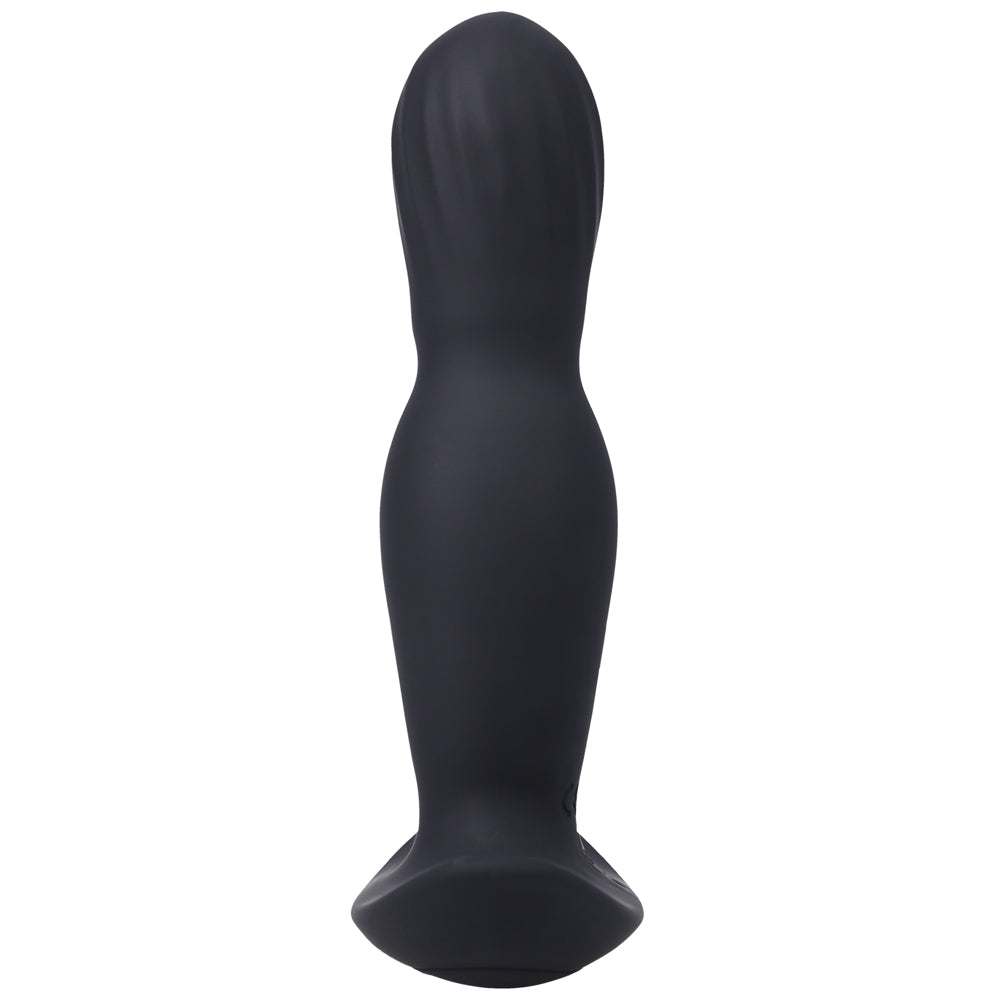 A-Play EXPANDER Rechargeable Silicone Anal Plug with Remote Black - Fantasies Boutique