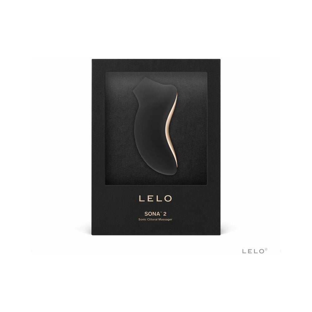 LELO SONA 2 Rechargeable Clitoral Stimulator Black - Fantasies Boutique