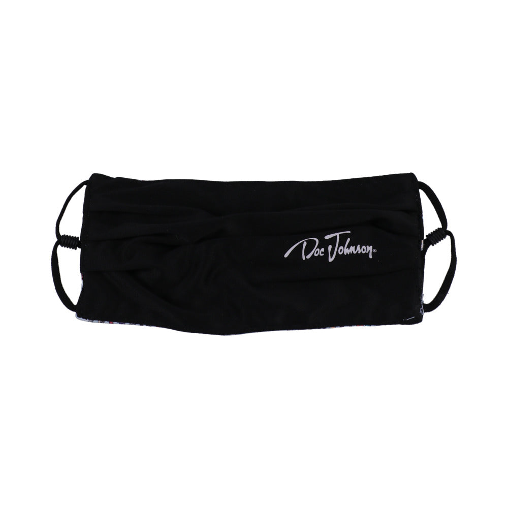 DJ Reversible & Adjustable Face Mask Blue Toy Pattern - Fantasies Boutique